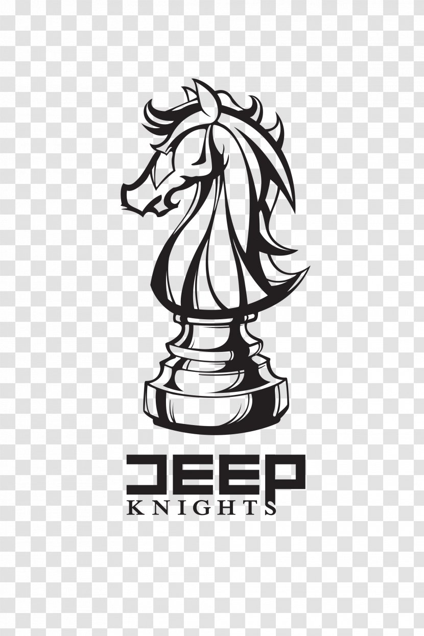 Chess Piece Knight Creative Draw - Logo Transparent PNG