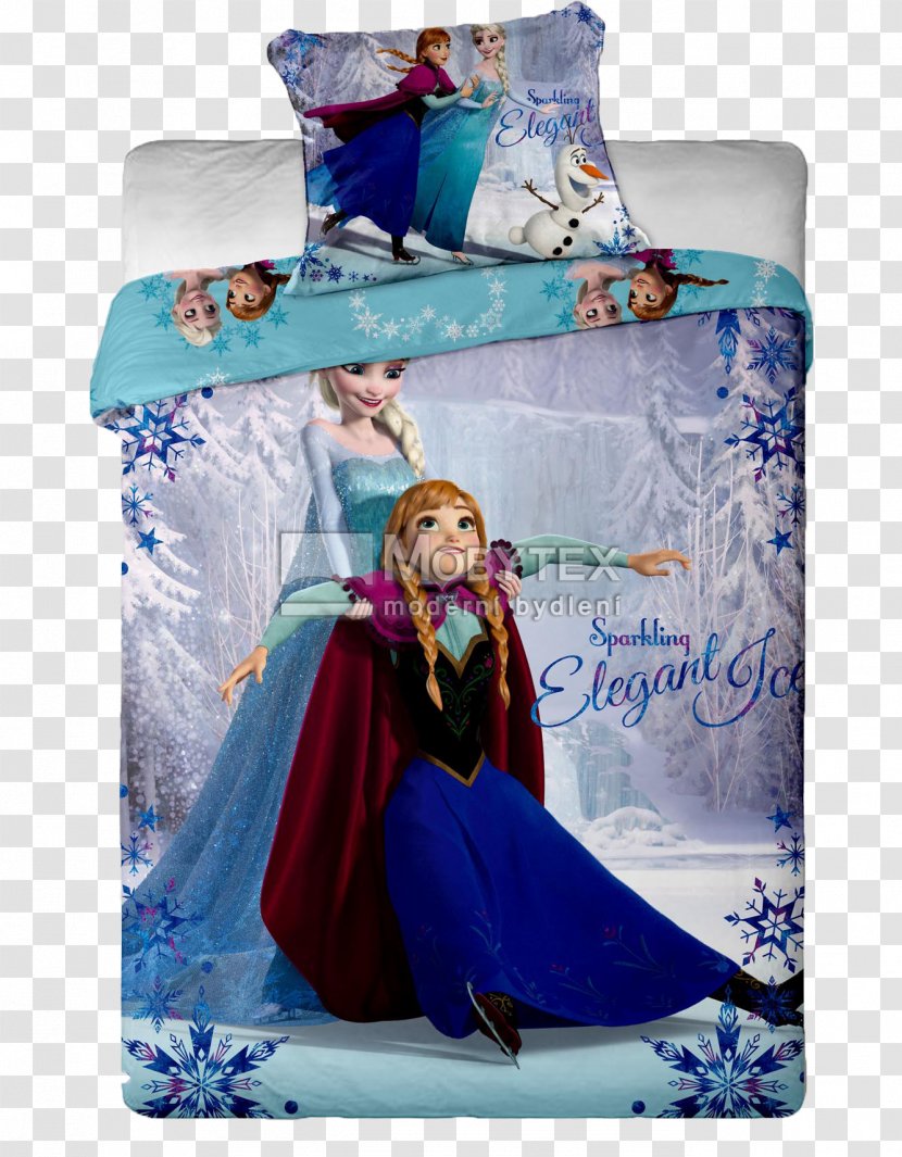 Elsa Bedding Anna Kristoff Cotton - Blue Transparent PNG