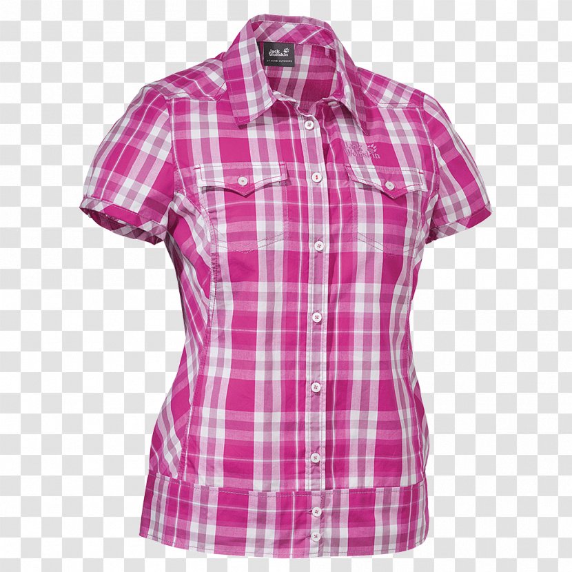 Blouse T-shirt Sleeve Clothing - Magenta Transparent PNG