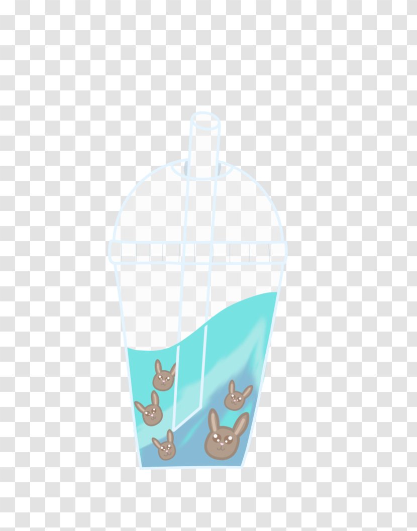 Plastic Water Liquid Turquoise - Bubbke Tea Transparent PNG