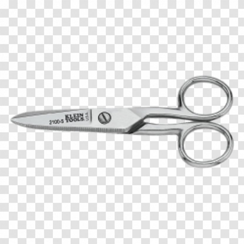 Klein Tools Electrician Scissors Cutting - Hair Shear Transparent PNG