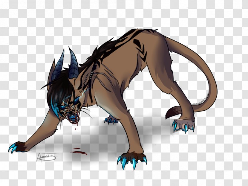 Canidae Cat Dog Cartoon - Tail - Angry Wolf Transparent PNG