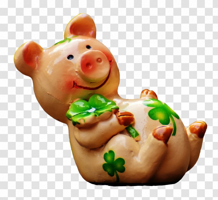 Domestic Pig Good Luck Charm New Year - Germany Transparent PNG