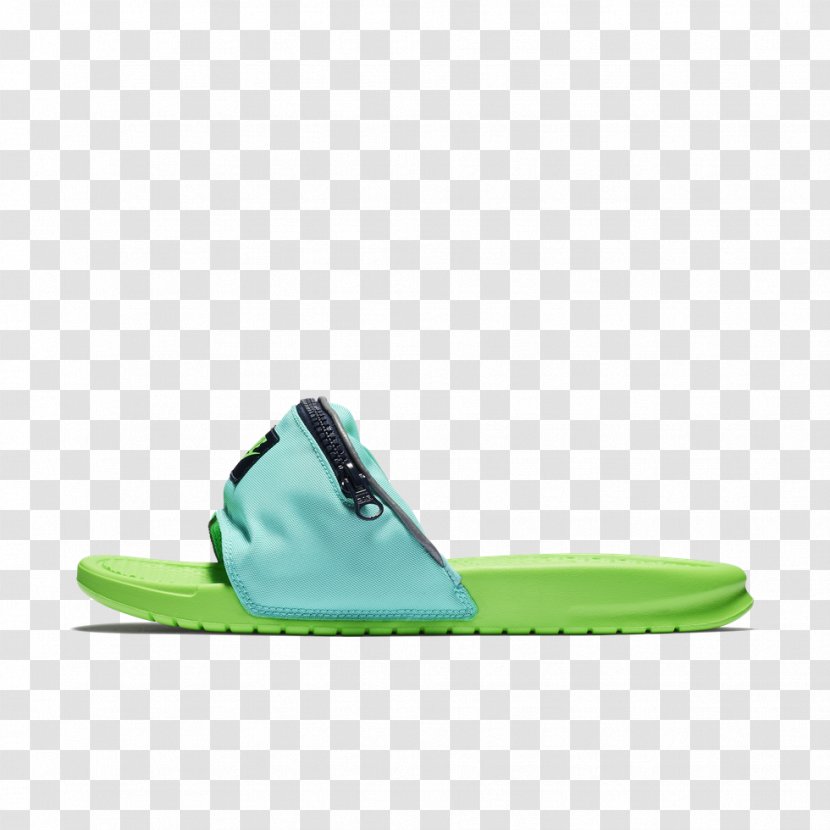 Bum Bags Slide Nike Flip-flops Strap - Aqua Transparent PNG