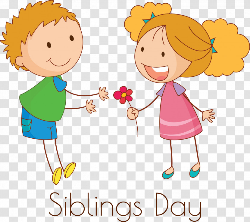 Happy Siblings Day Transparent PNG