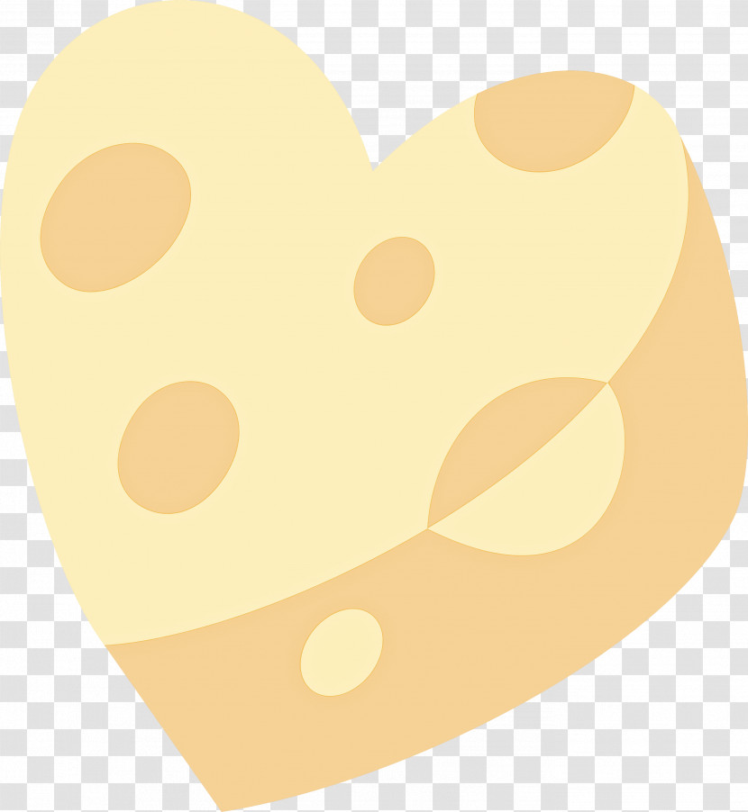 Heart Yellow Beige Love Transparent PNG
