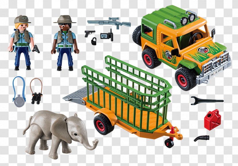 Playmobil Truck Toy Trailer Airgamboys - Elephant Transparent PNG