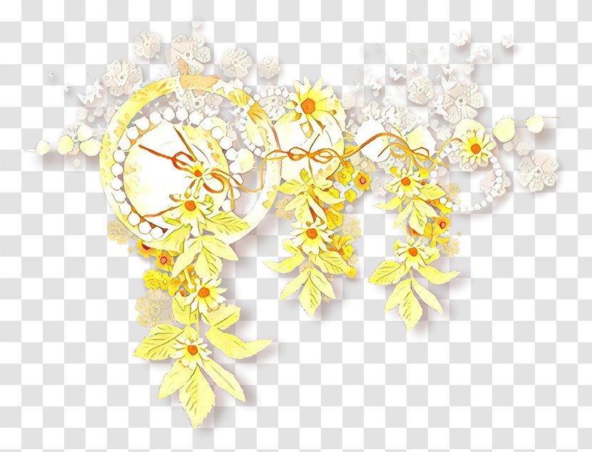 Yellow Flower Plant - Cartoon Transparent PNG