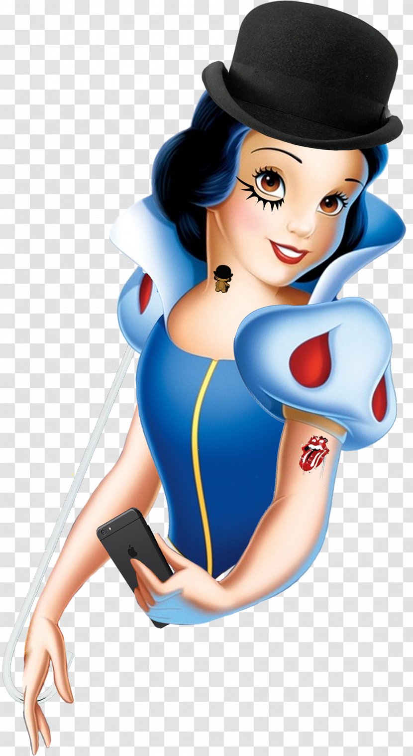 Snow White Tattoo Disney Princess T-shirt - Heart Transparent PNG