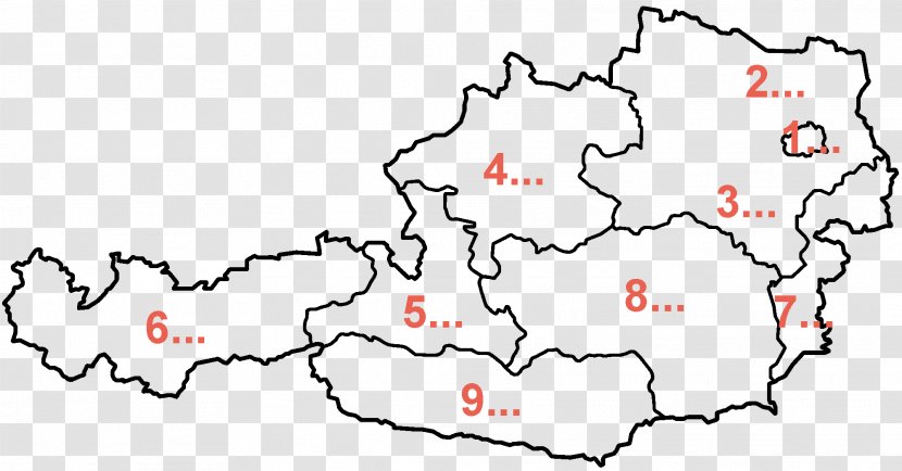 States Of Germany Krems An Der Donau Federation Map Federal Republic - Austria Transparent PNG