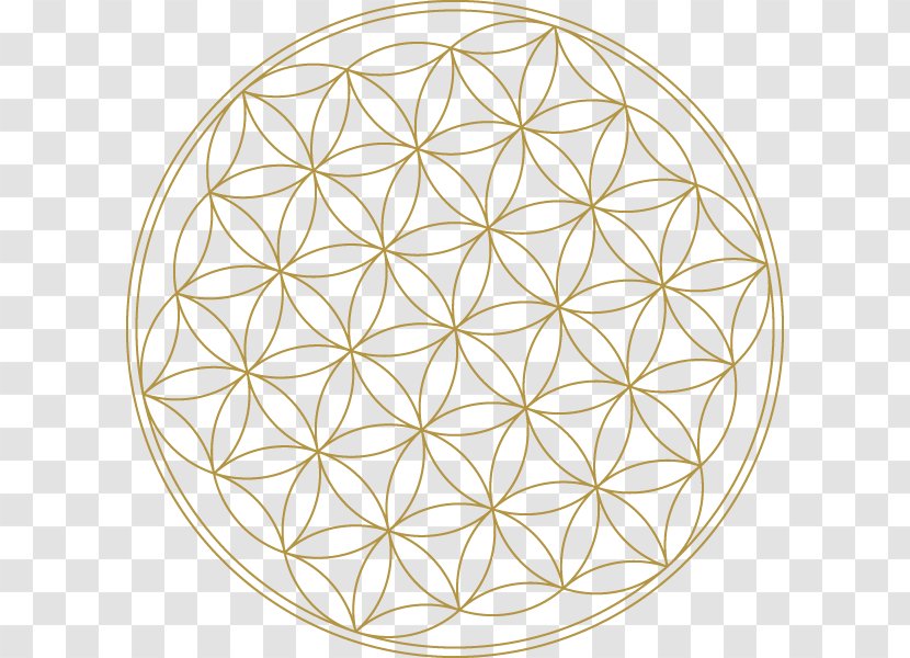 Overlapping Circles Grid Mandala Symbol Religion Sacred Geometry - Jain Symbols Transparent PNG