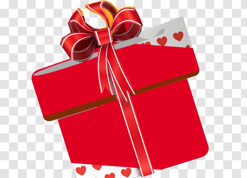 Red Gift - Rectangle - Big Box Transparent PNG