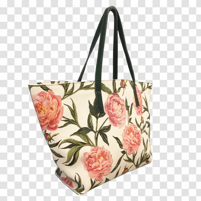 Tote Bag Paige Gamble Handbag Leather - Pinks - Creative Peony Transparent PNG