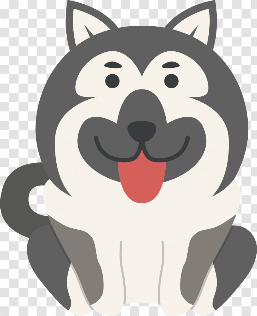 Norwegian Elkhound Siberian Husky Dachshund Whiskers IPCu308fu3093u308fu3093u52d5u7269u5712 - Tree - Vector Hand-painted Big Wolf Transparent PNG