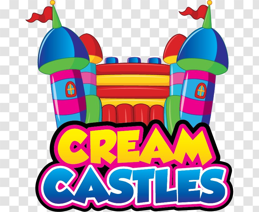 Inflatable Bouncers Cream Castles - Artwork - Bouncy Castle Hire Rotherham Clip ArtCastle Transparent PNG