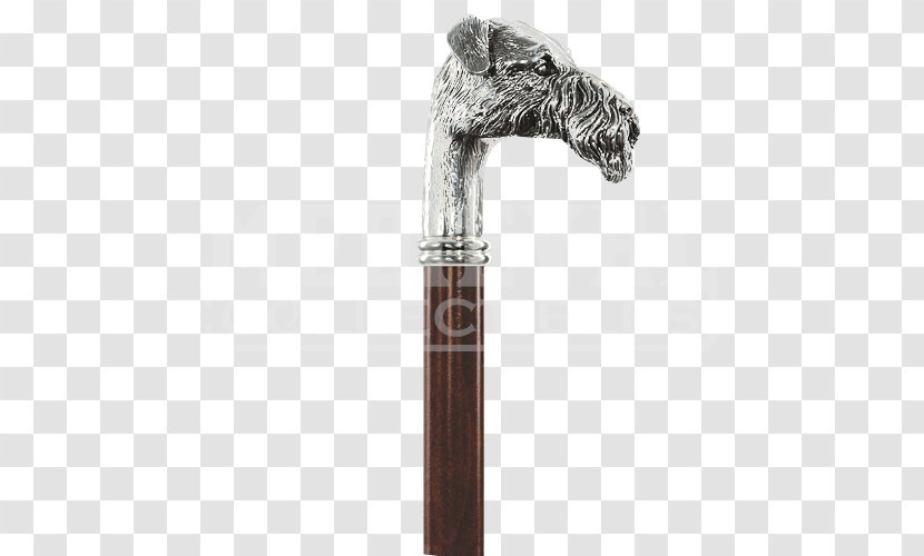 Smooth Fox Terrier Walking Stick Assistive Cane Hiking - Silver Transparent PNG