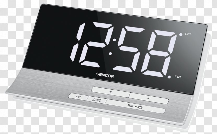 Alarm Clocks Sencor Table Display Device - Multimedia - Retro Electro Transparent PNG