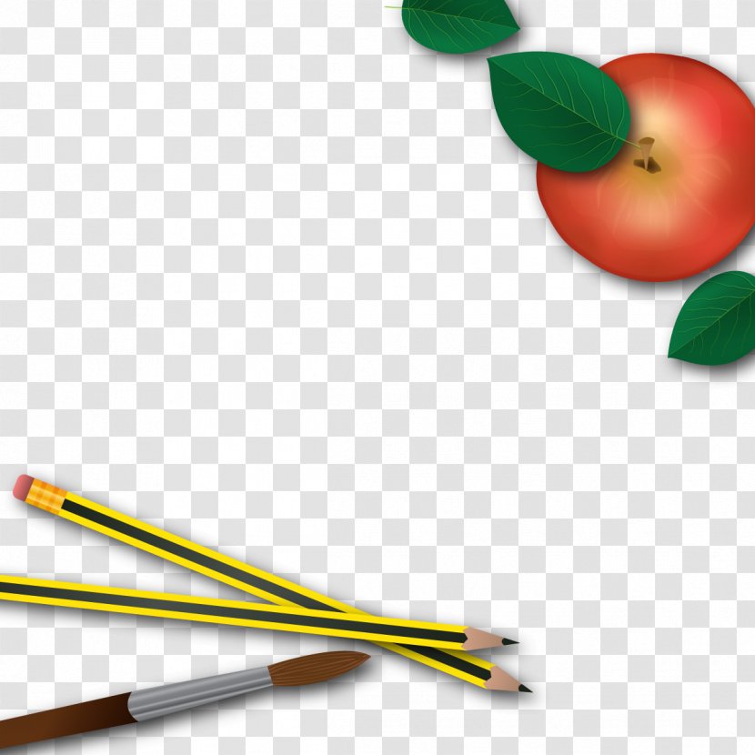 Apple Pencil Download - Material - Vector Transparent PNG