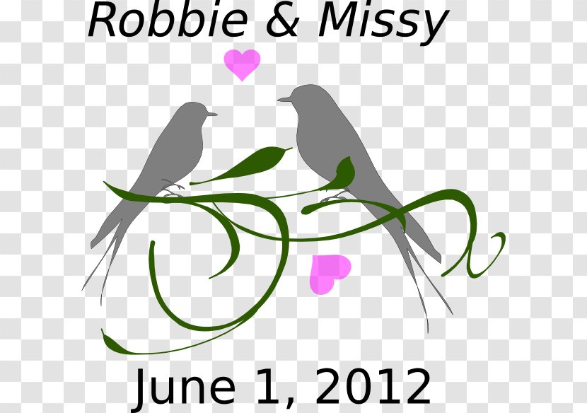 Lovebird Wedding Invitation Clip Art - Organism - Bird Transparent PNG