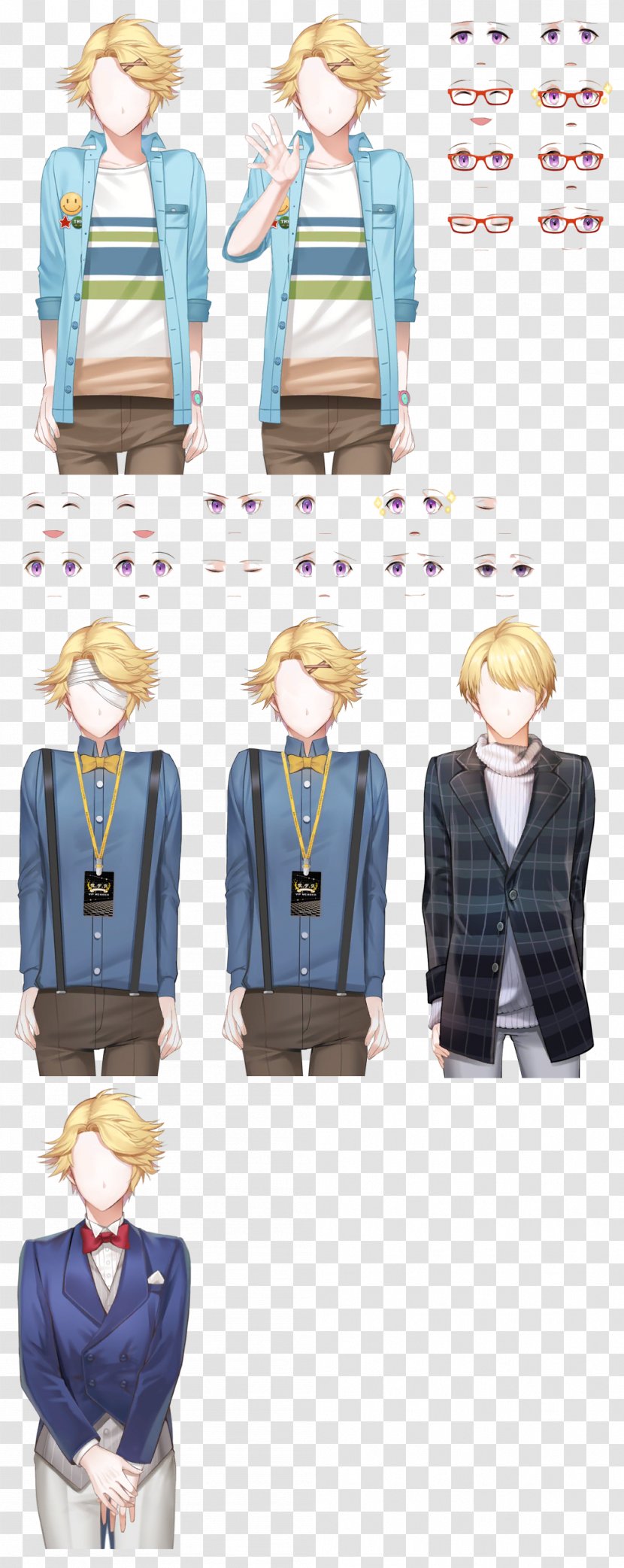 Mystic Messenger Sprite Video Game Visual Novel - Outerwear Transparent PNG