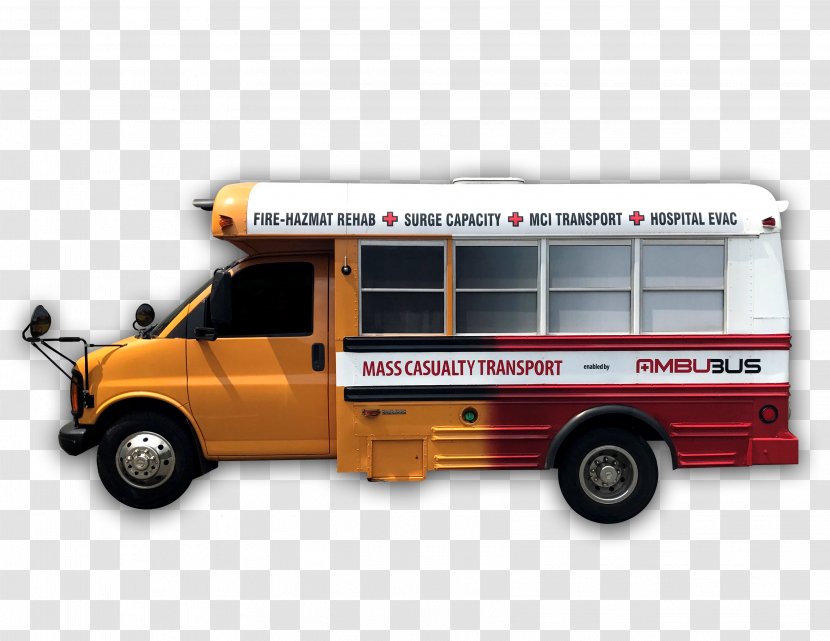 Commercial Vehicle Car Ambulance Bus Van - Model - Automotive Library Transparent PNG
