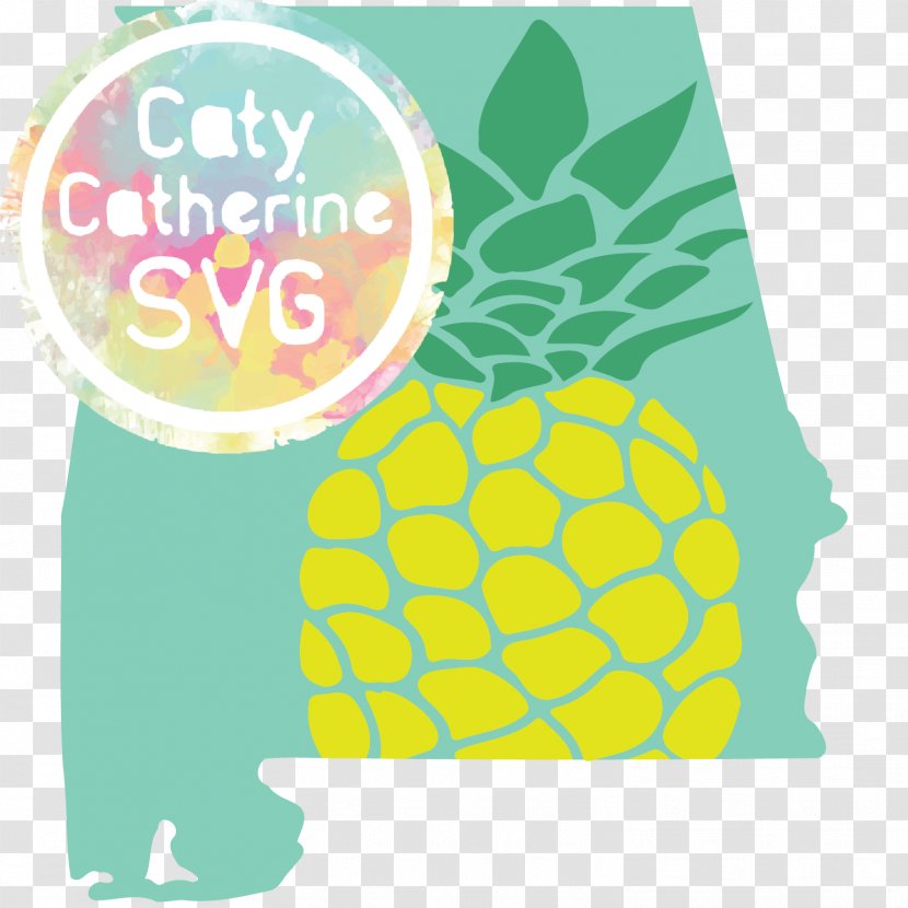 Clip Art Image Illustration - Plant - Pineapple Summer Cutting Files Transparent PNG