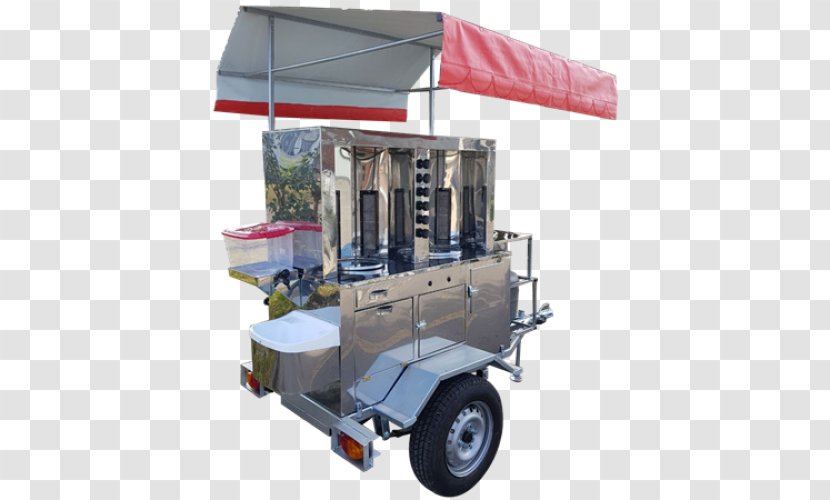 Kebab Shawarma Churrasco Skewer Trailer - Vehicle - Carreta Transparent PNG
