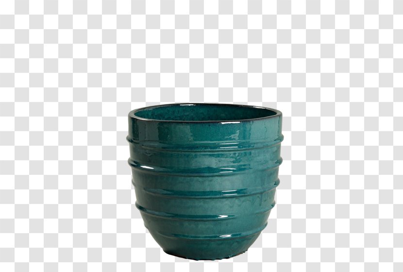 Flowerpot Vase Turquoise Plastic - Black Transparent PNG