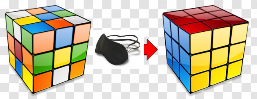 Rubik's Cube Blindfold Online Analytical Processing Clip Art Transparent PNG