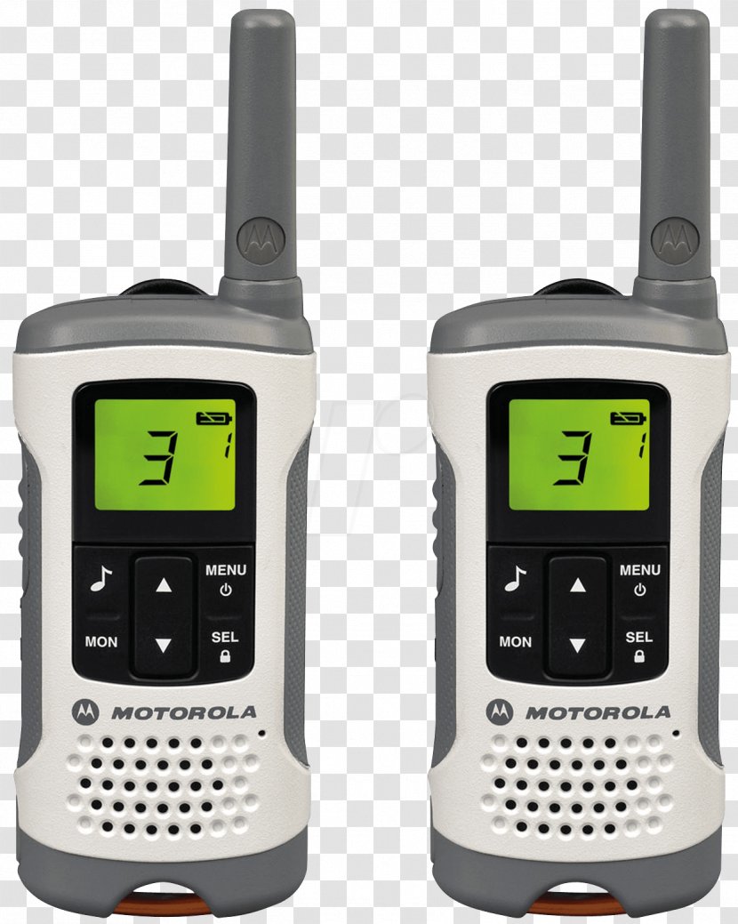 Two-way Radio PMR446 Walkie-talkie Motorola TLKR Walkie Talkie - Communication Transparent PNG