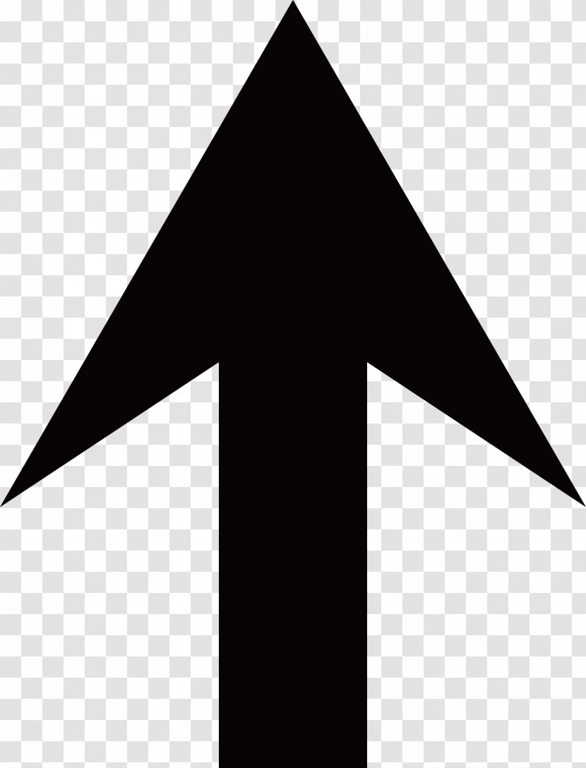 Arrow Euclidean Vector - Black And White - Indicator Transparent PNG