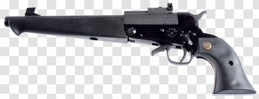 Single-shot .410 Bore .45 Colt Revolver Pistol - Cartoon Transparent PNG
