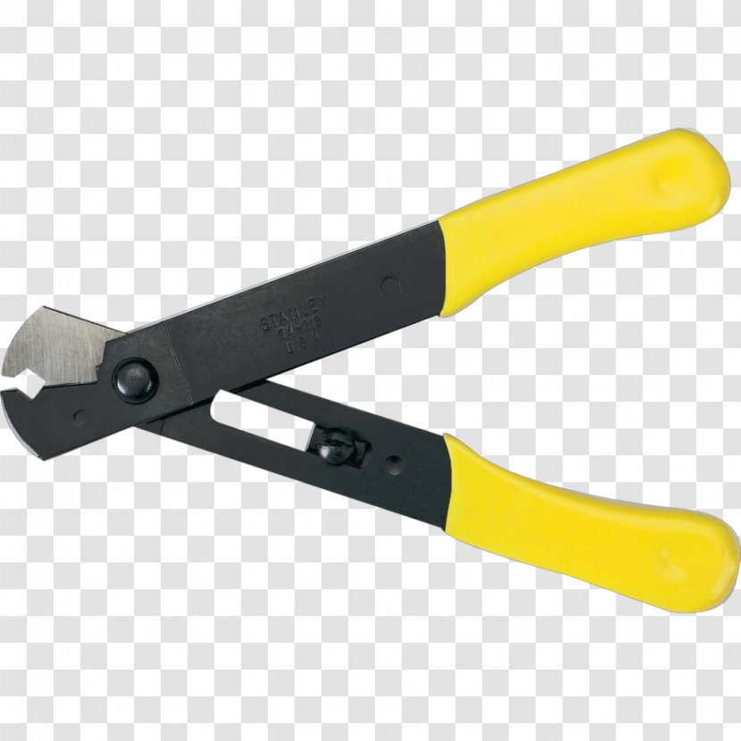 Diagonal Pliers Tool Stanley Black & Decker Locking Transparent PNG