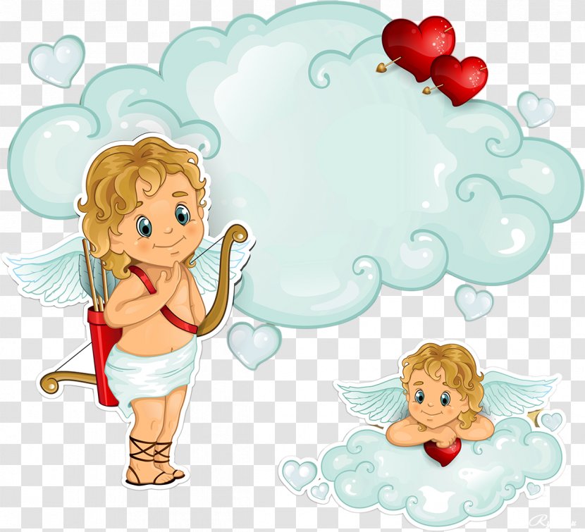 4 Pics 1 Word Cupid Valentine's Day - Flower - Vector Transparent PNG