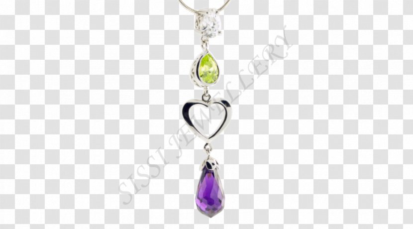 Amethyst Earring Body Jewellery Charms & Pendants - Fashion Accessory Transparent PNG