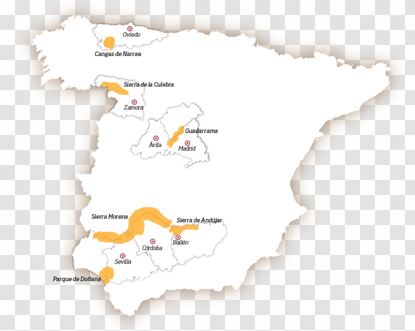 Map Spain Area - El Oso Pardo Transparent PNG