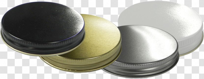 Screw Cap Metal Gold Silver Lid - Thread Transparent PNG