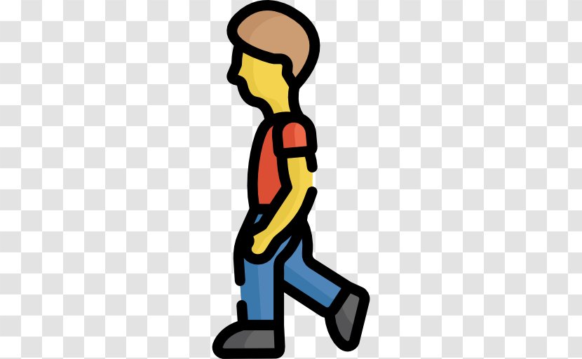 Clip Art - Yellow - Walk Transparent PNG