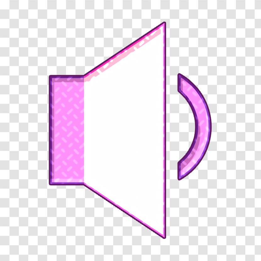 Audio Icon Decrease Down - Rectangle Material Property Transparent PNG