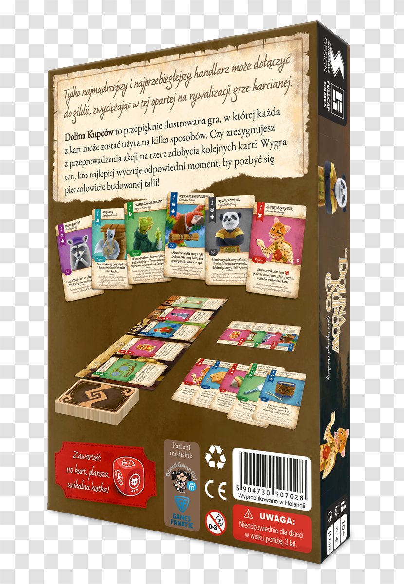 Card Game Merchant Toy Video - Box Mockup Transparent PNG