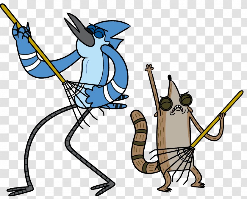 Mordecai Rigby Cartoon Network Television Show Character - Artwork - David Villa Transparent PNG