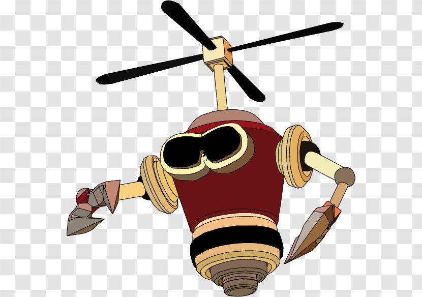 Helicopter Cartoon Robot Illustration - Drawing - Vector Transparent PNG