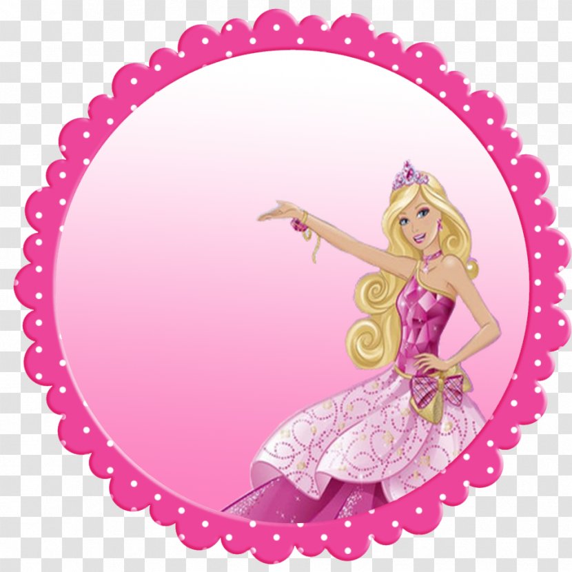 Barbie Party Favor Amazon.com Jewellery Earring - Magenta - Pink Round Frame Transparent PNG