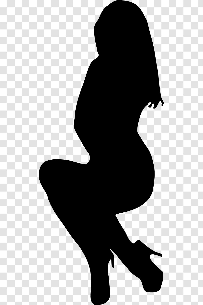 Silhouette Pregnancy Clip Art - Joint - The Pregnant Woman Can Enjoy Gourmet Transparent PNG