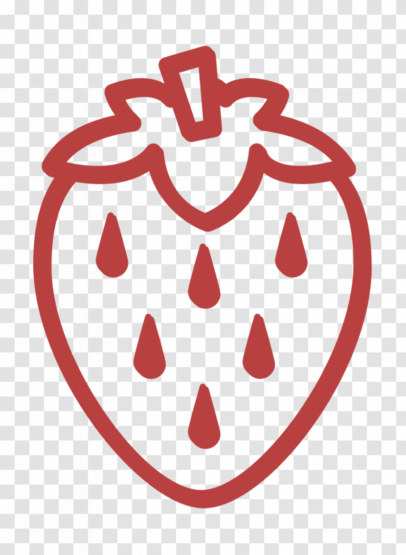Gastronomy Icon Fruit Icon Strawberry Icon Transparent PNG