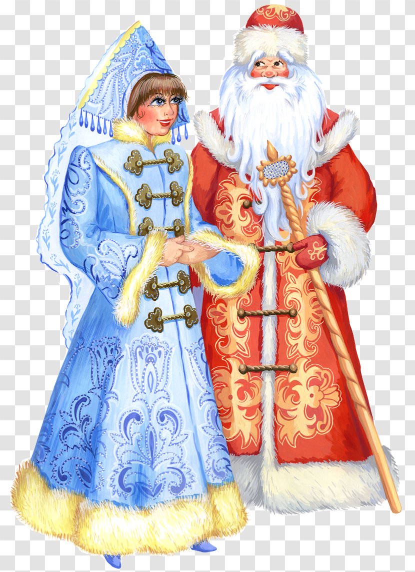 Santa Claus Snegurochka Ded Moroz Christmas Clip Art - Ziuzia - Nowroz Transparent PNG