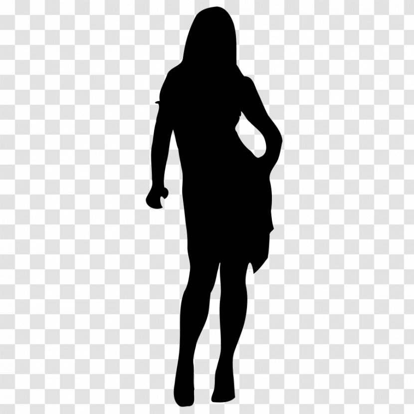 Woman Silhouette Clip Art - Vector Transparent PNG