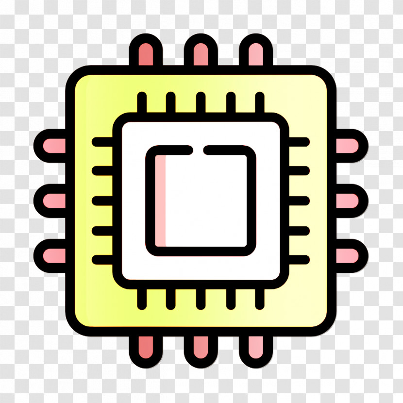 Chip Icon Cpu Icon Electronics Icon Transparent PNG