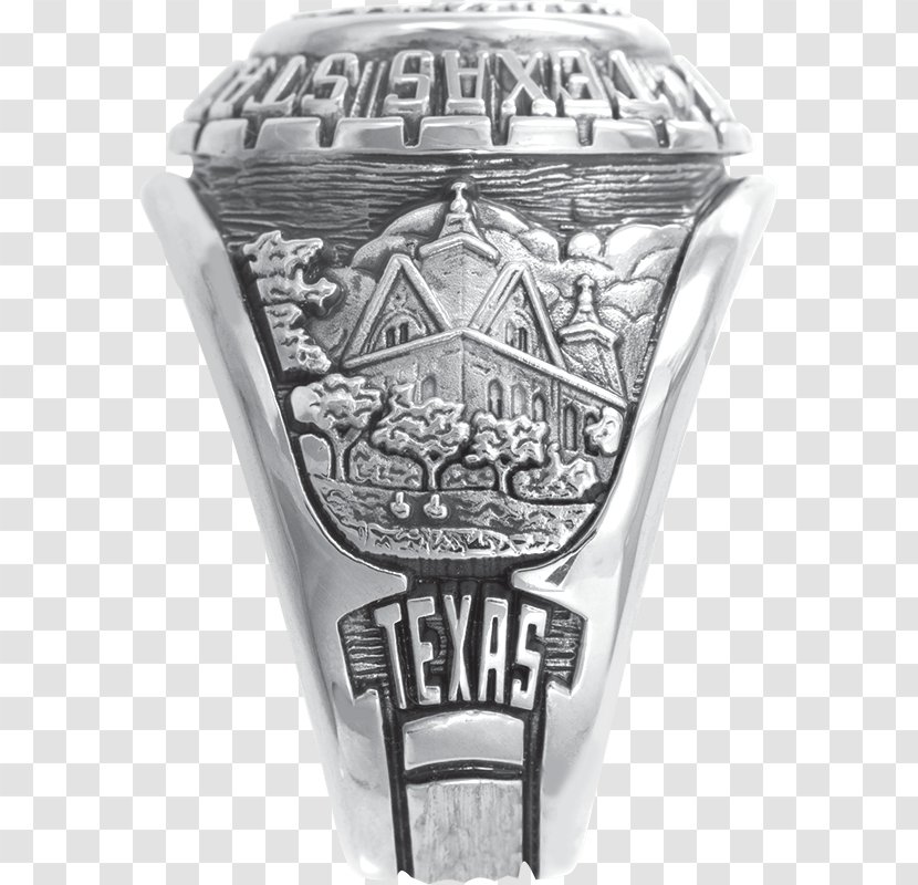 Texas State University Tarleton Christian Tech Bobcats Football - System - Graduation Ring Transparent PNG