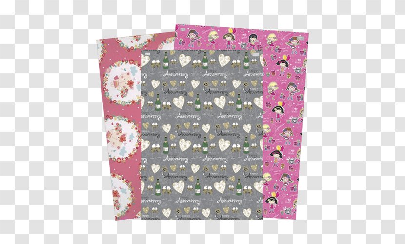 Pink M Place Mats RTV - Wrapping Paper Transparent PNG